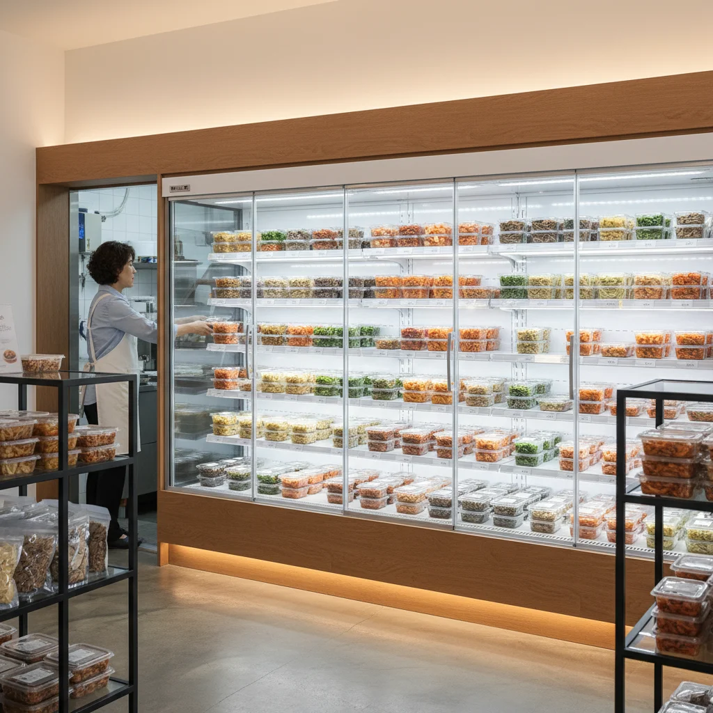 반찬용뒷문쇼케이스견적문의 - 반찬이 돋보이는 쇼케이스 선택법