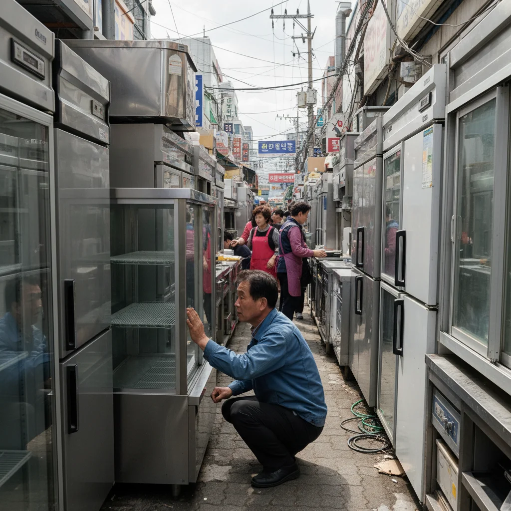 반찬용뒷문쇼케이스싼곳 - 황학동 주방거리의 현실