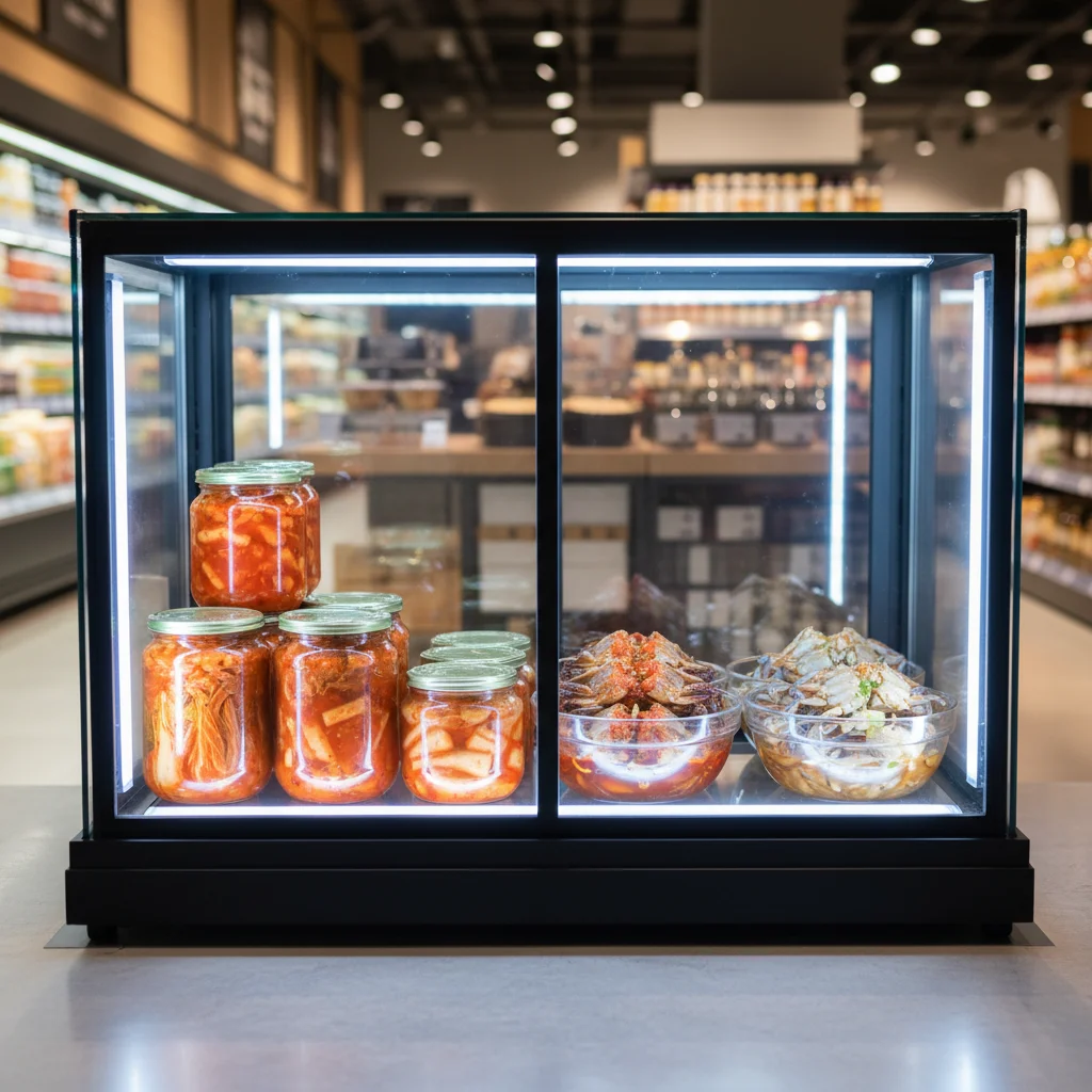 반찬용뒷문쇼케이스제품추천 - 프리미엄 라인 한성쇼케이스