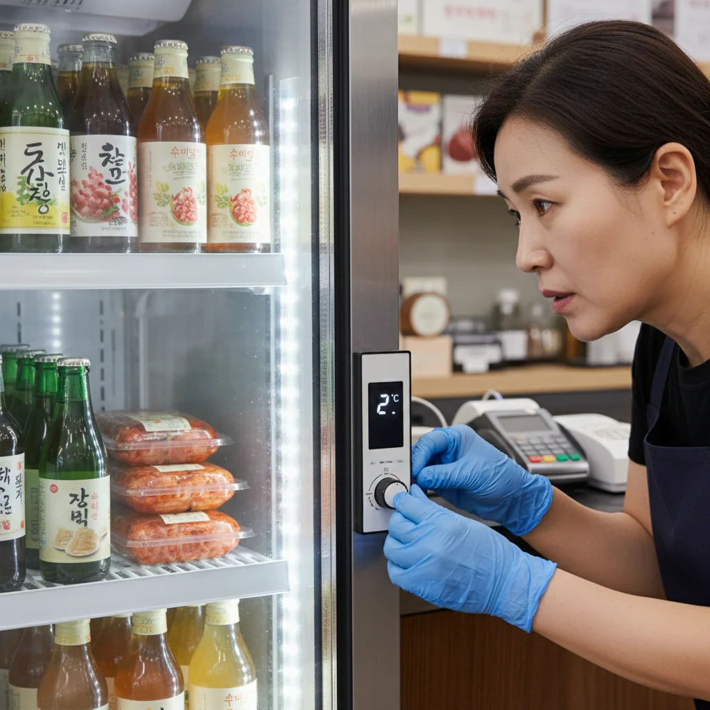 반찬용앞문쇼케이스견적 - 적정 온도 유지 핵심