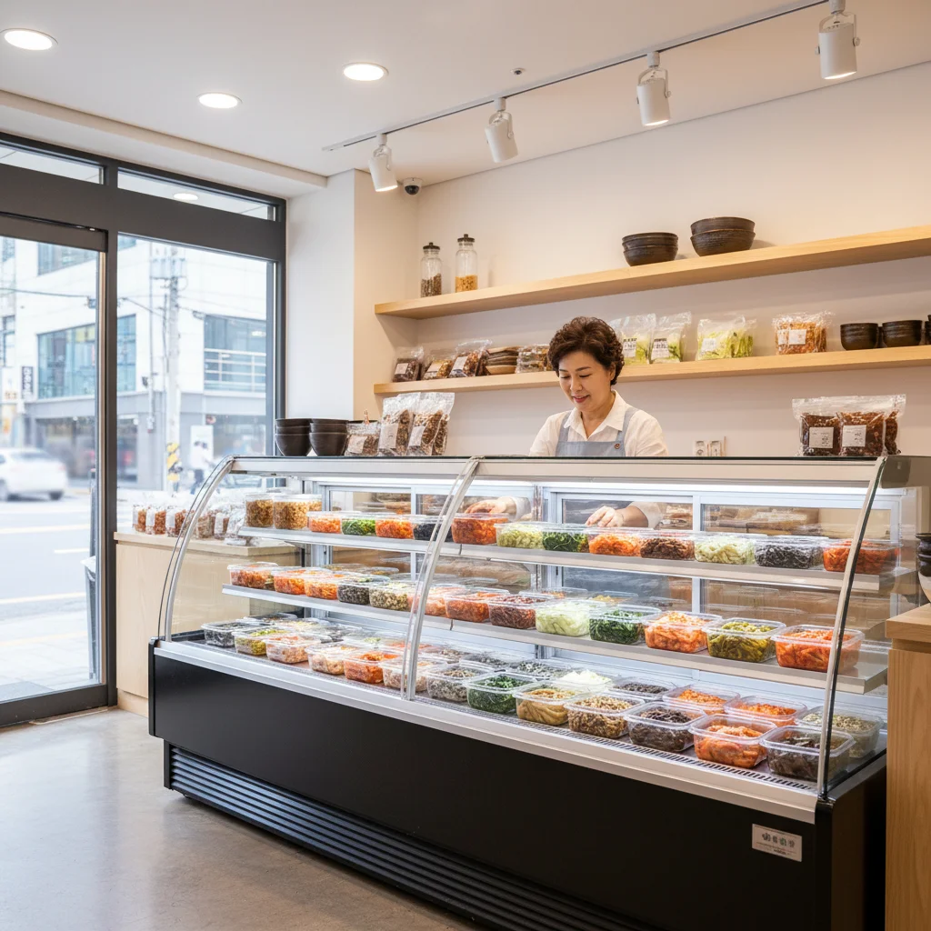 반찬용앞문쇼케이스제품 - 2026년형 반찬 쇼케이스