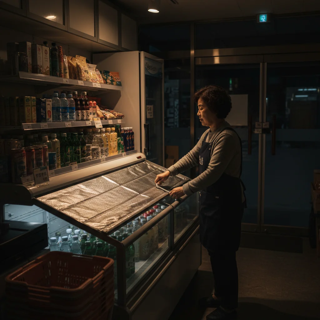 반찬용오픈다단쇼케이스견적 - 전기료 절약 필수 나이트 커버