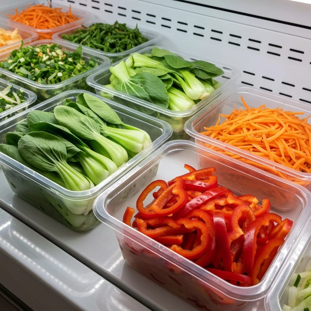 반찬용냉장쇼케이스비용 - 신선함이_강조된_디스플레이