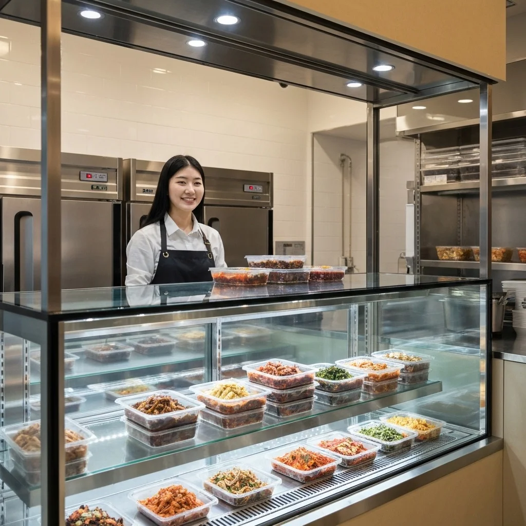 반찬용냉장쇼케이스저렴한곳 - 효율적인_반찬쇼케이스_선택