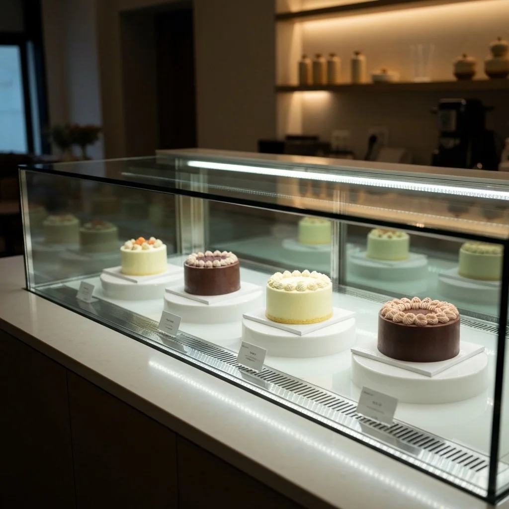 냉장용냉장고설치 - 프리미엄_쇼케이스_설치_예시