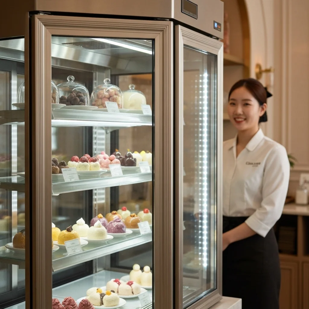 냉장용냉장고제품 - 쇼케이스형 냉장고의 활용