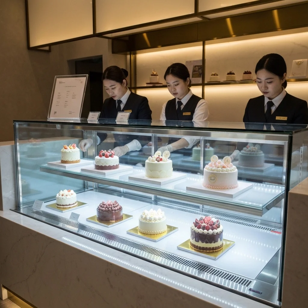 냉장용LED쇼케이스설치 - 프리미엄 쇼케이스 설치 사례