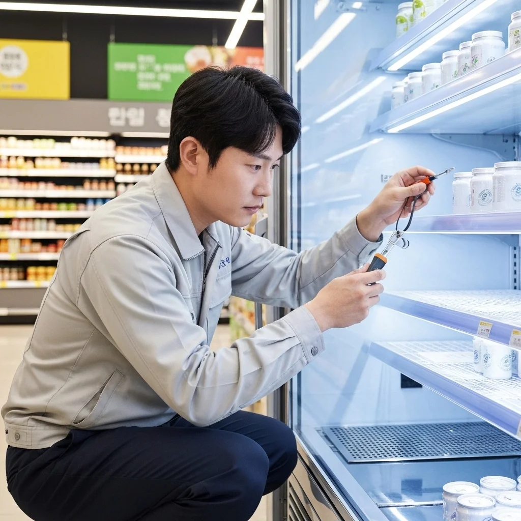 냉장용LED쇼케이스제품 - 믿을 수 있는 사후 관리 시스템 확인