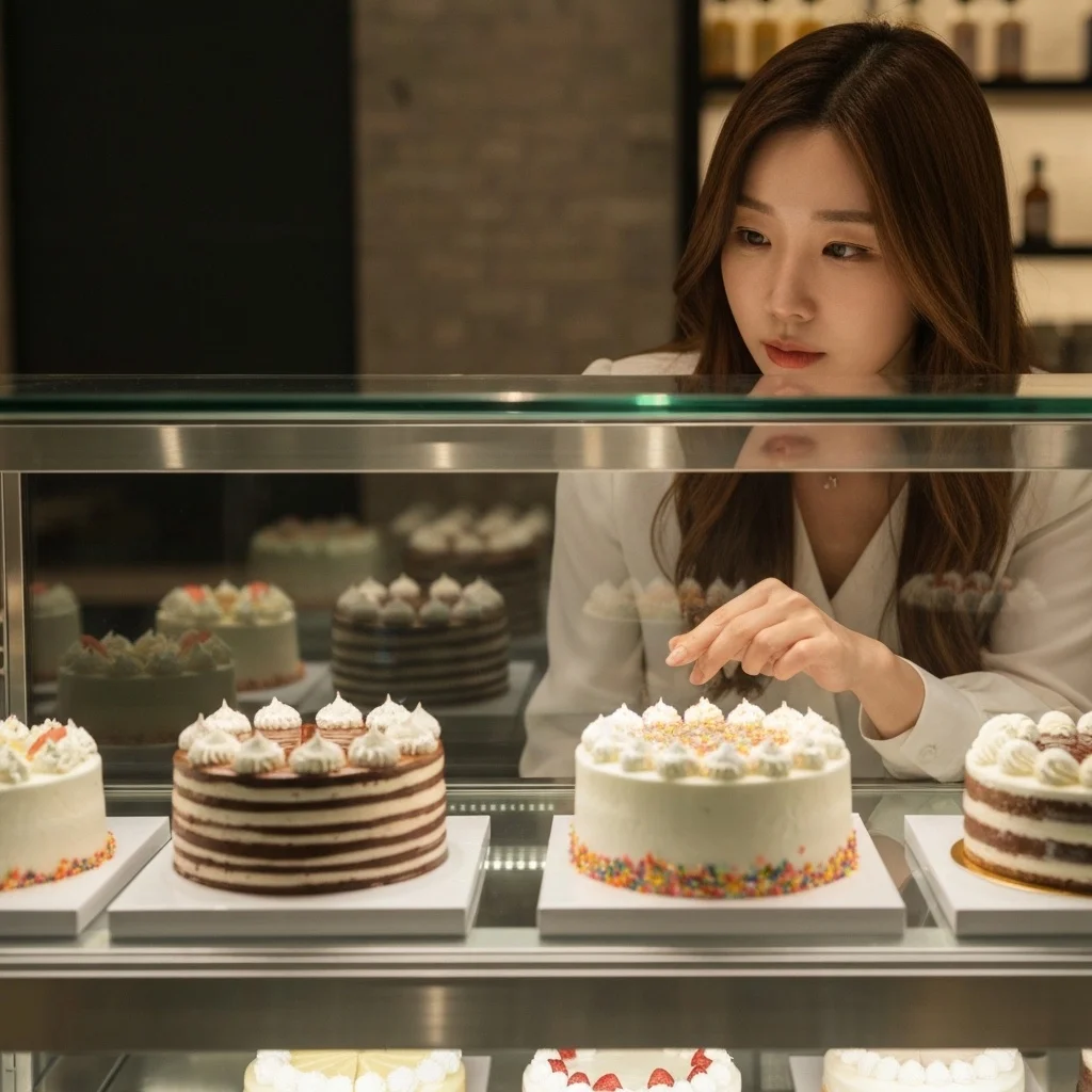 제과용쇼케이스제품추천 - 선명한_전시_효과