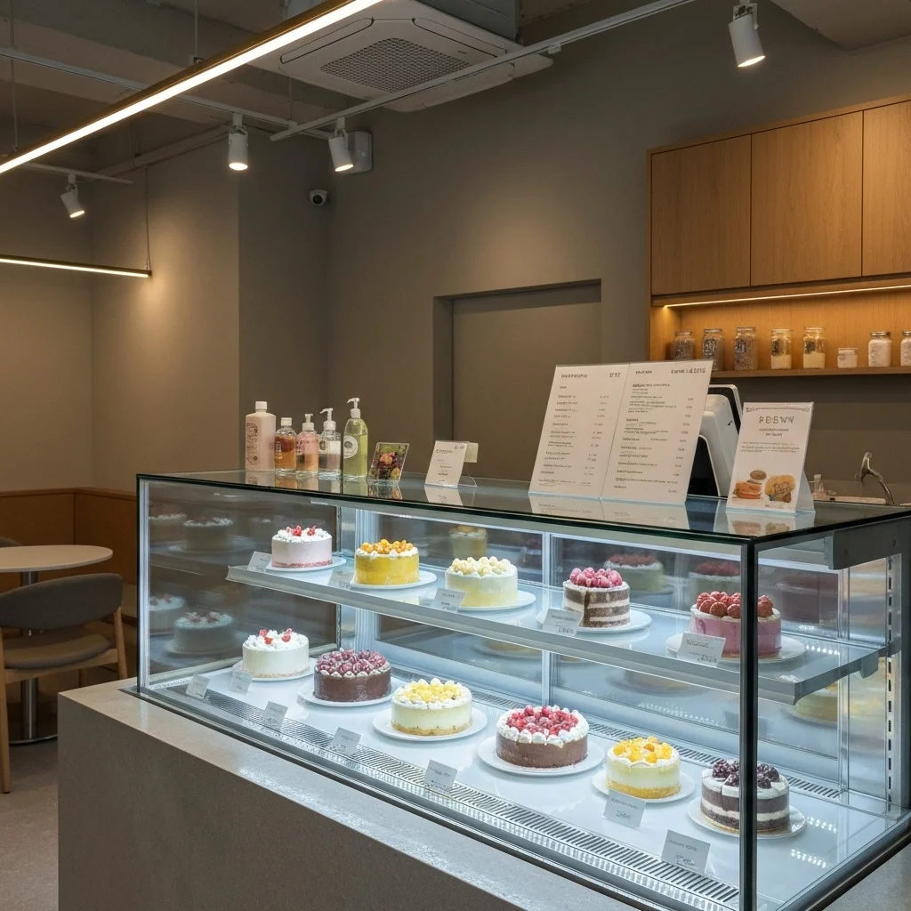 제과용쇼케이스제품추천 - 감각적인_매장_연출