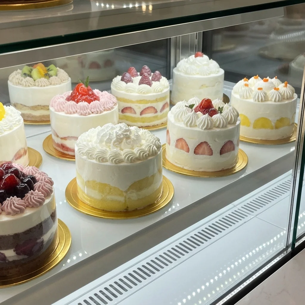 제과용냉장고추천 - 디저트의 가치를 높이는 조명과 온도