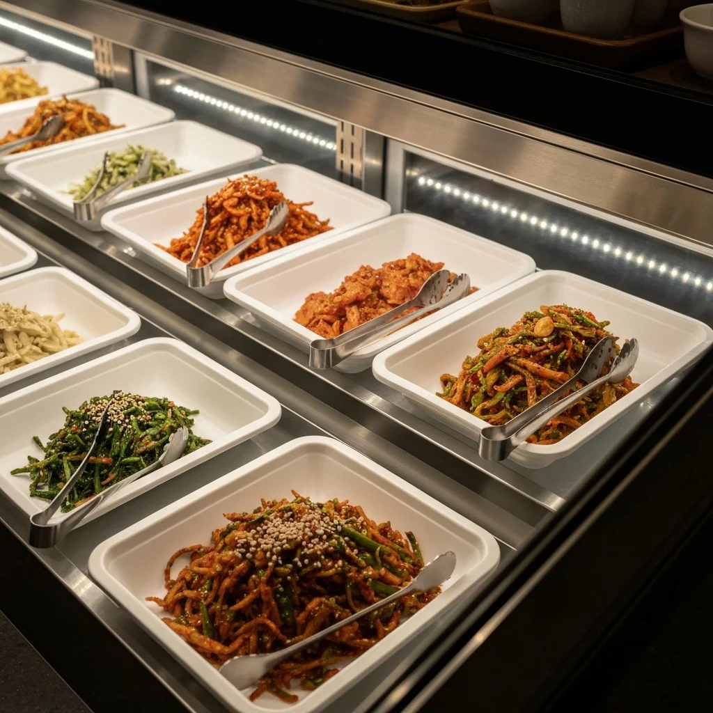 반찬집용뒷문쇼케이스견적문의 - 선명한_내부_시인성