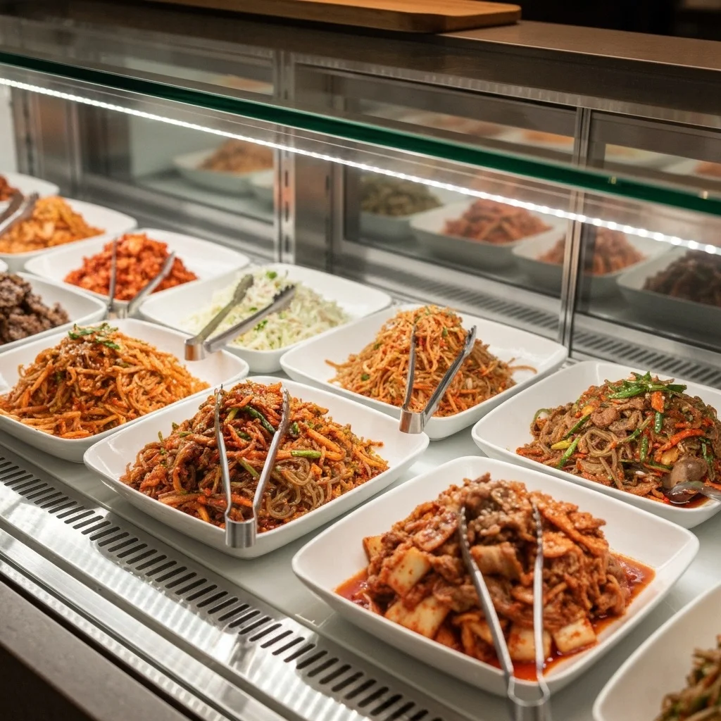 반찬집용뒷문쇼케이스저렴한곳 - 결로_없는_프리미엄_유리_확인