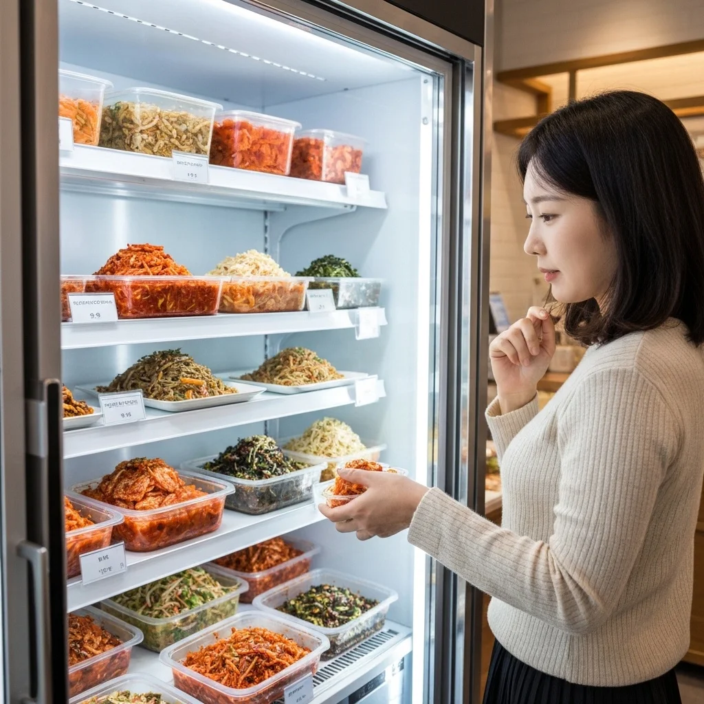 반찬집용앞문쇼케이스설치 - 2026 반찬 쇼케이스