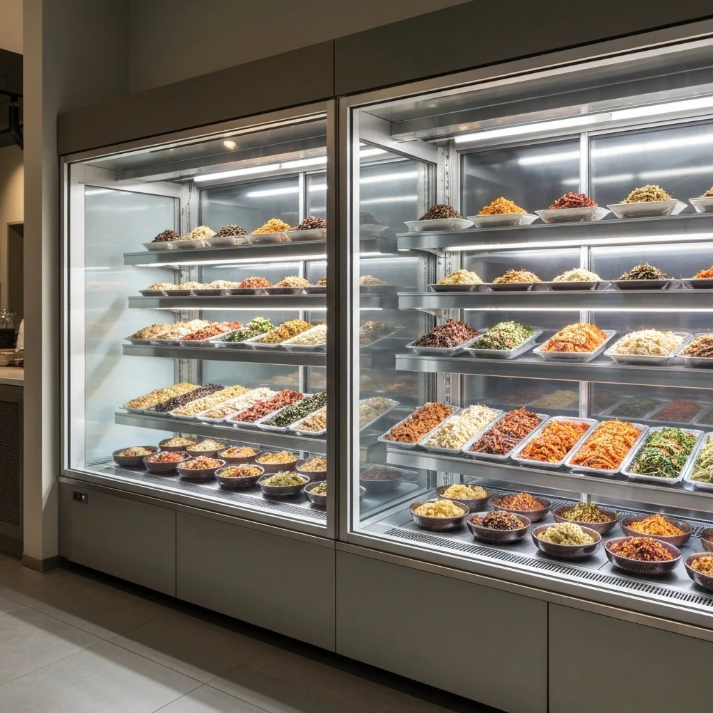 반찬가게알루미늄쇼케이스업체추천 - 세련된_매장_인테리어