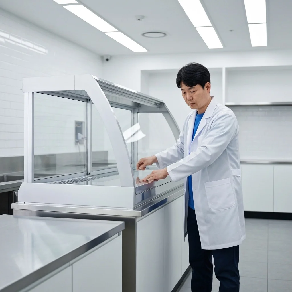 반찬가게알루미늄쇼케이스견적문의 - 쇼케이스_설치_현장