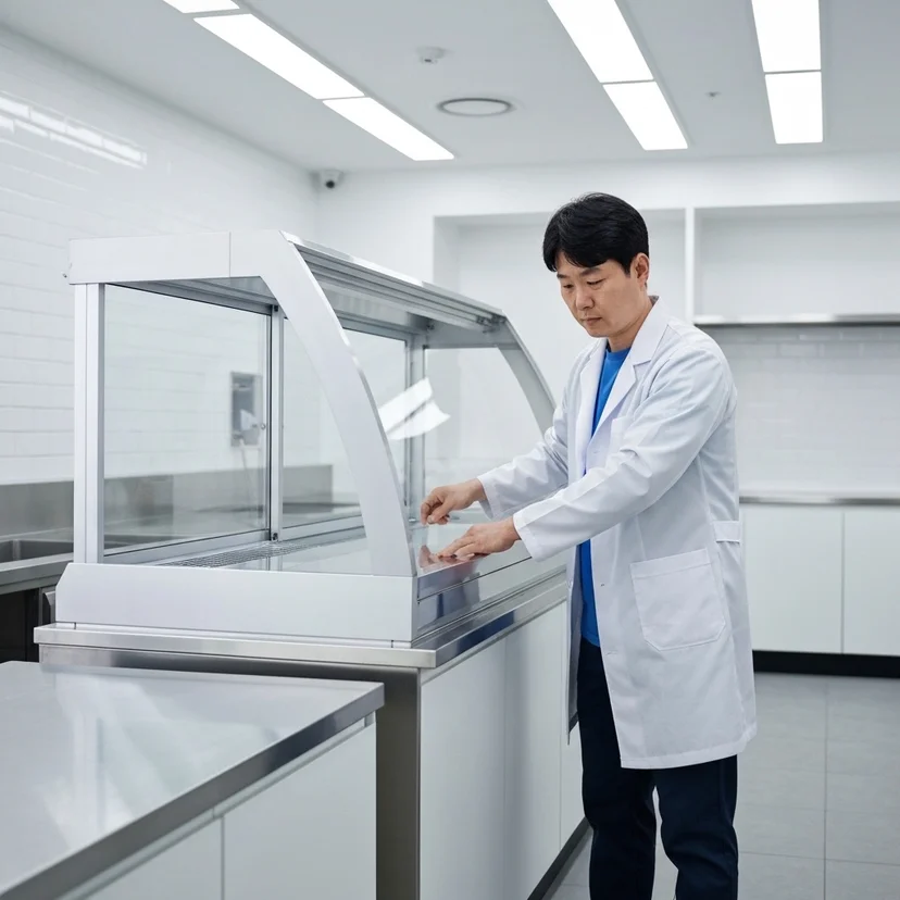 반찬가게알루미늄쇼케이스견적문의 - 쇼케이스_설치_현장