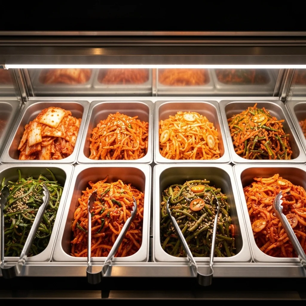 반찬가게알루미늄쇼케이스저렴한곳 - 신선한_반찬_진열