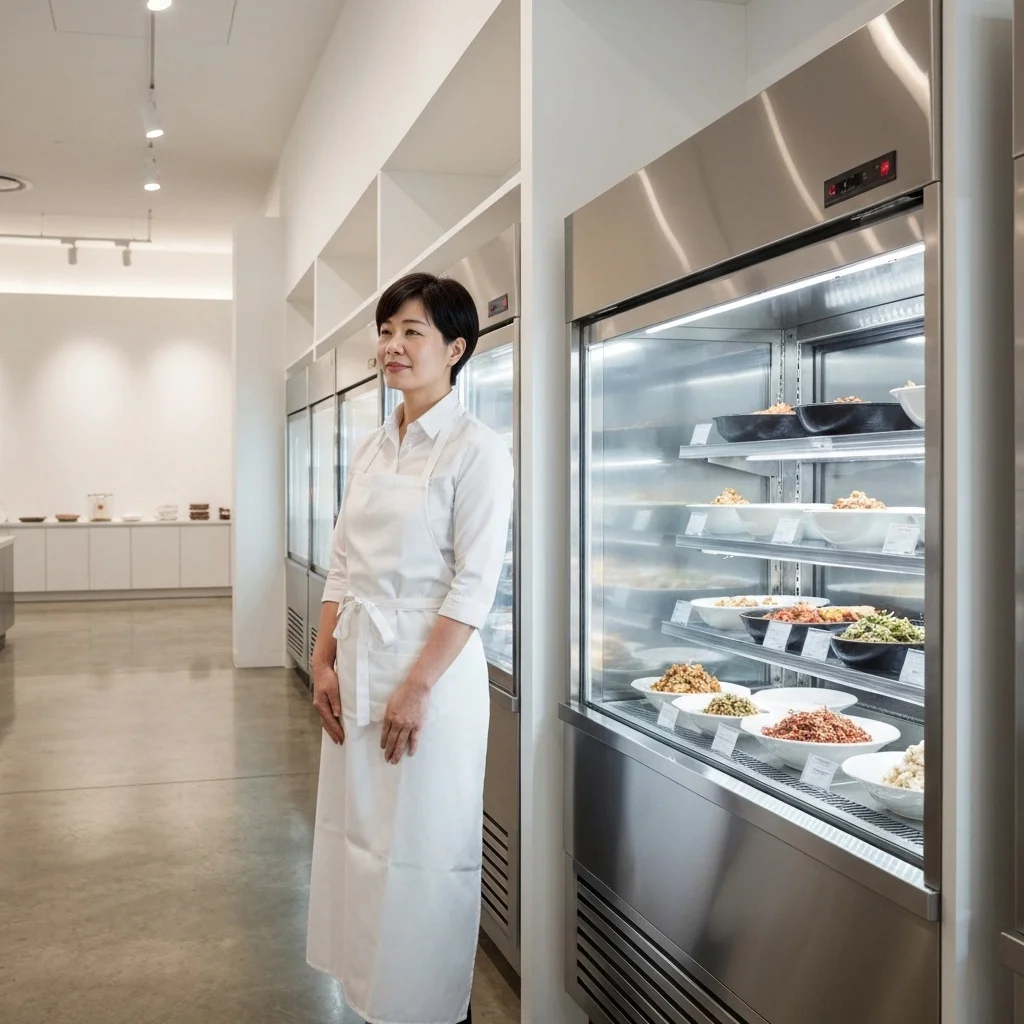 반찬가게LED쇼케이스제품추천 - 반찬의 색감을 살리는 조명