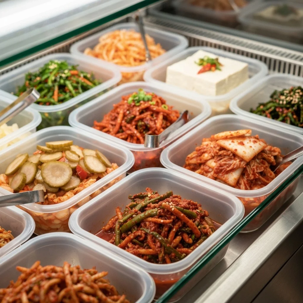 반찬가게오픈쇼케이스추천 - 고연색성_LED_적용_모습