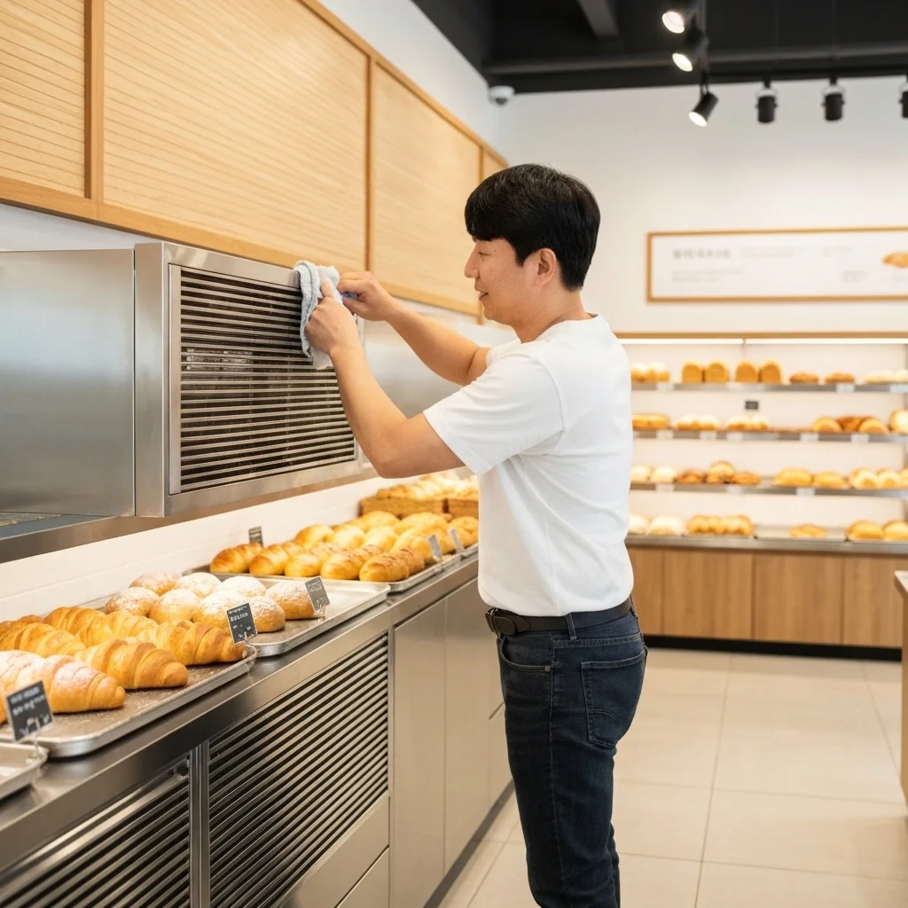 빵집용쇼케이스업체 - 에너지 효율을 위한 정기 관리