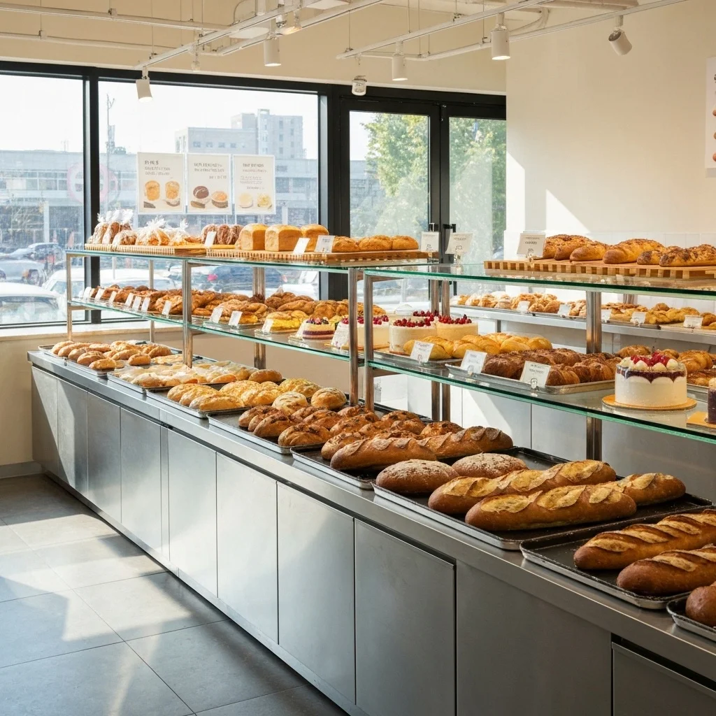 빵집용쇼케이스제품추천 - 매장_내부_쇼케이스_배치