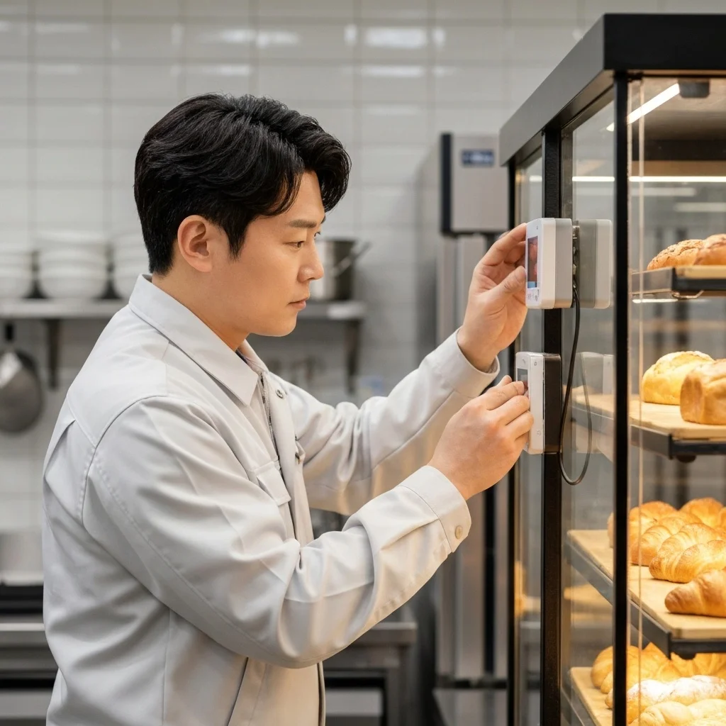 빵집용진열장설치 - 정밀한_진열장_설치_과정