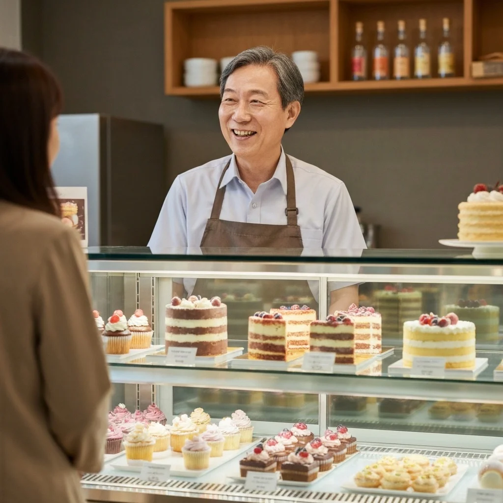 빵집용진열장설치 - 효율적인_매장_동선_배치