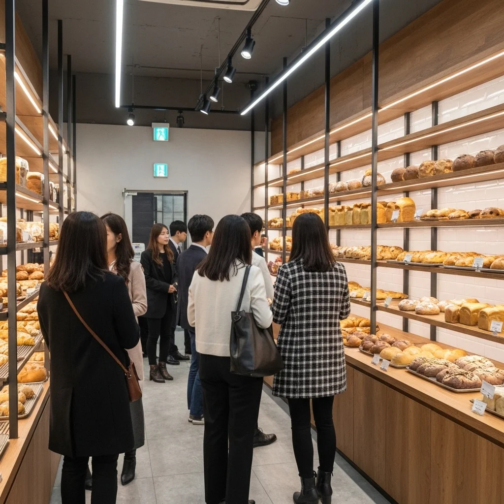 빵집용진열장비용 - 효율적인 소형 매장 진열 구조