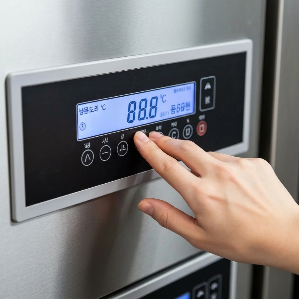 빵집용진열장비용 - 스마트 온도 조절 시스템 확인