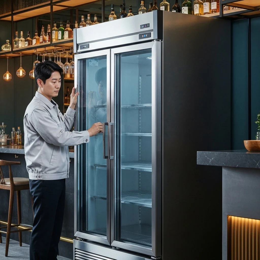 펍용앞문쇼케이스싼곳 - 꼼꼼한_설치와_사후관리