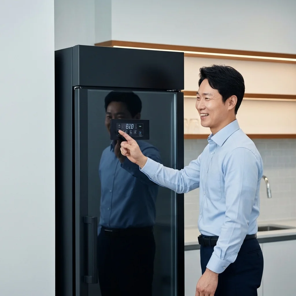 펍용냉장쇼케이스싼곳 - 냉장고_작동_상태_확인