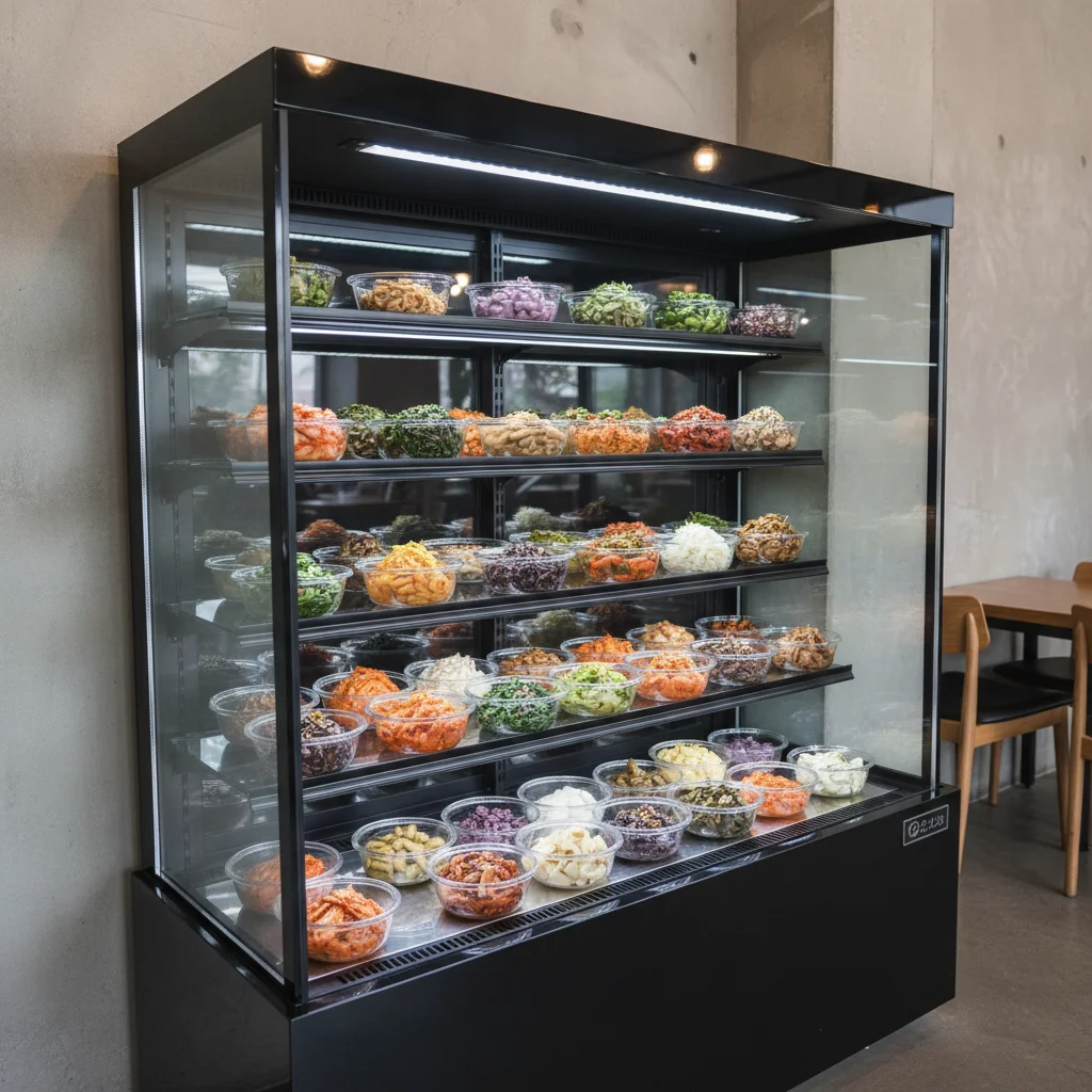 업소용반찬쇼케이스 - 세련된_디자인의_반찬쇼케이스