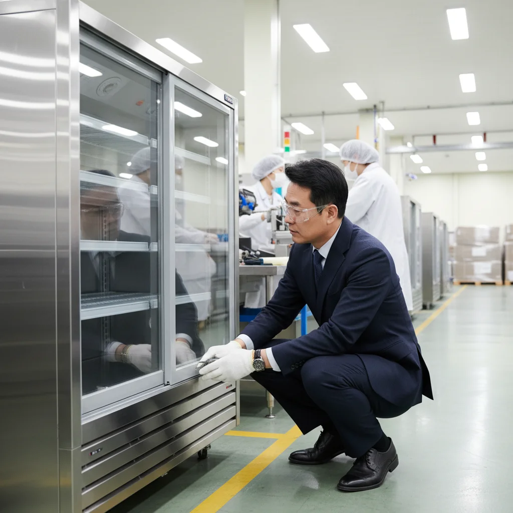 반찬용냉장쇼케이스싼곳 - 공장 직영 품질 검수 현장