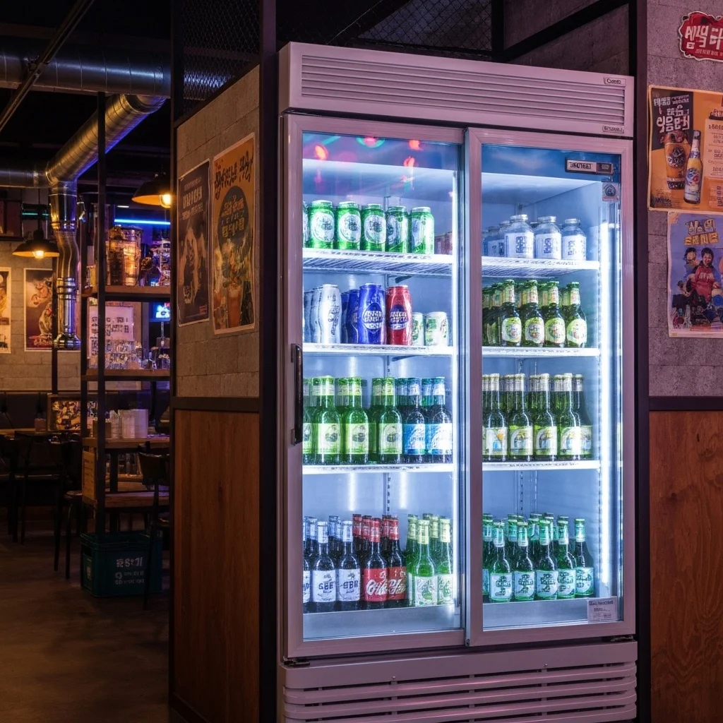 호프집용알루미늄쇼케이스저렴한곳 - 호프집 분위기를 살리는 쇼케이스