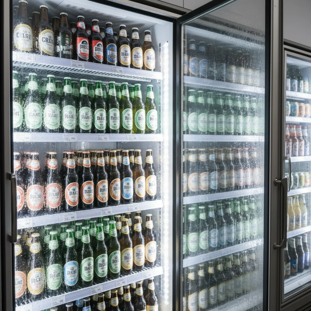 호프집용오픈쇼케이스설치 - 최적의 온도로 유지되는 주류 쇼케이스