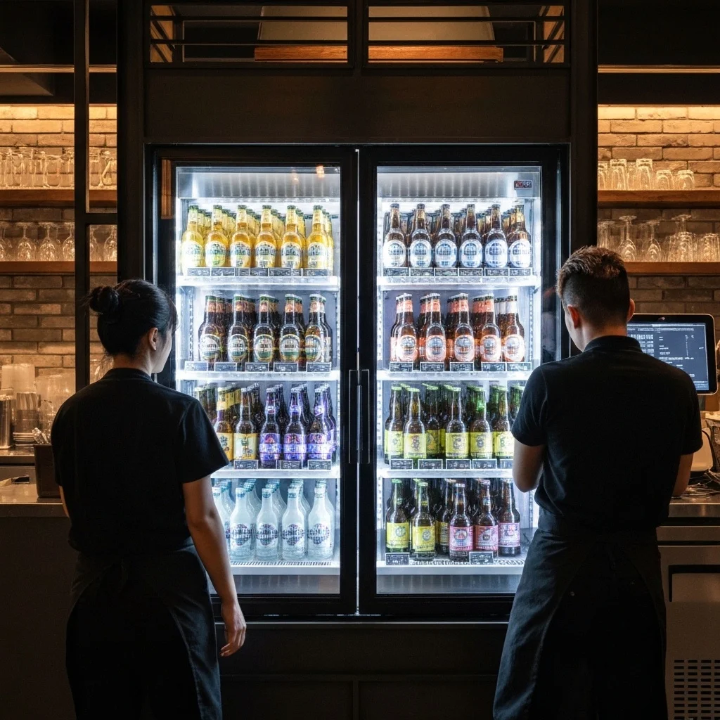 호프집용뒷문쇼케이스업체 - 호프집 효율을 높이는 뒷문형 쇼케이스