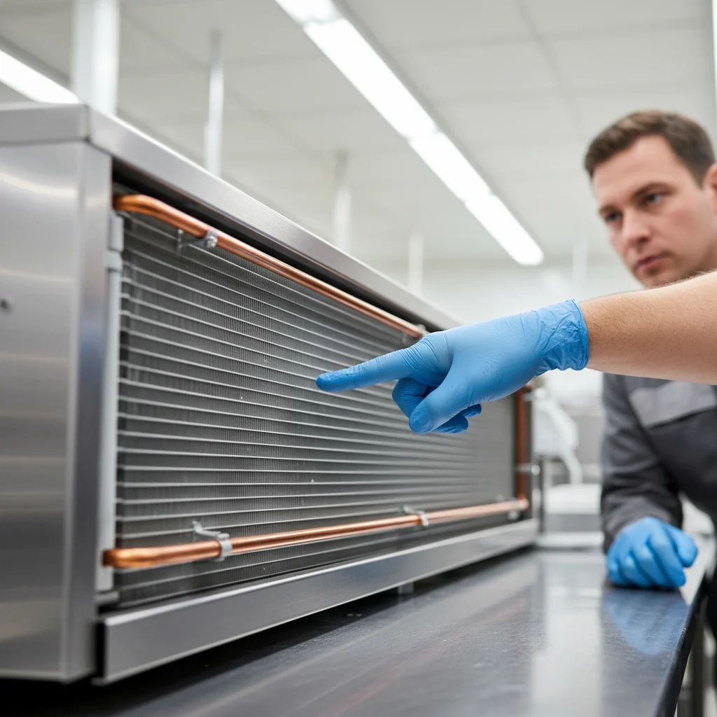 호프집용뒷문쇼케이스업체 - 정기적인 기계실 청소로 전기료 절감