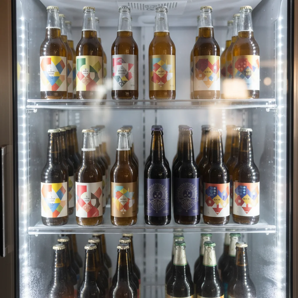 술보관용쇼케이스설치 - 주류_보관_내부