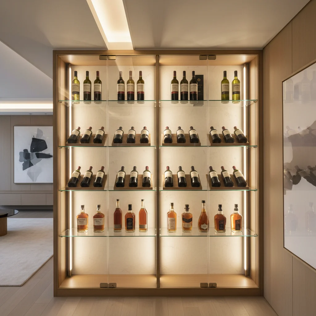 술보관용진열장맞춤제작 - 완벽한_술_보관_솔루션