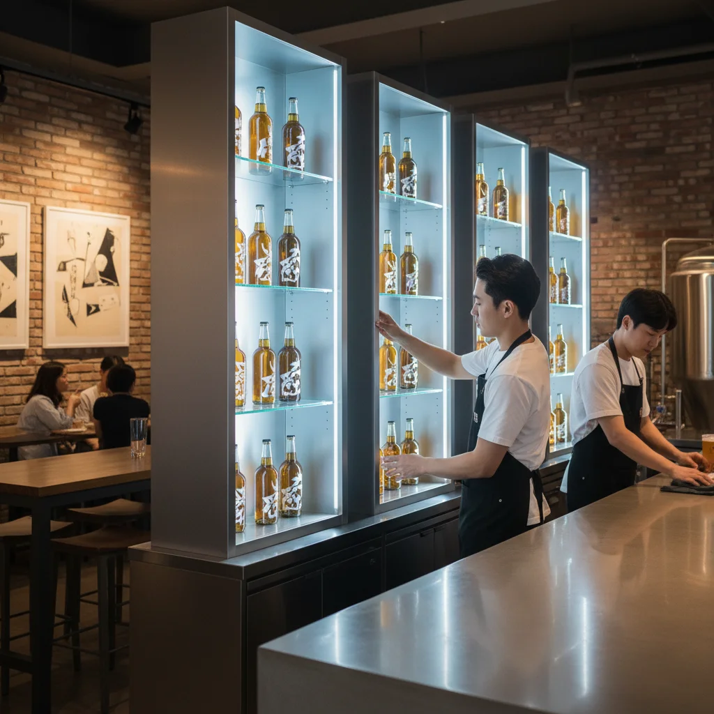 술보관용알루미늄쇼케이스제품 - 2026년형_알루미늄_쇼케이스_설치_사례