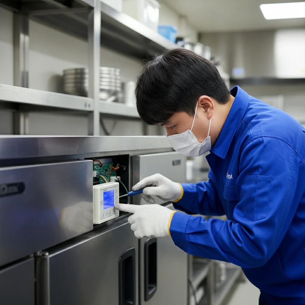 술보관용LED쇼케이스싼곳 - 쇼케이스_내구성_점검