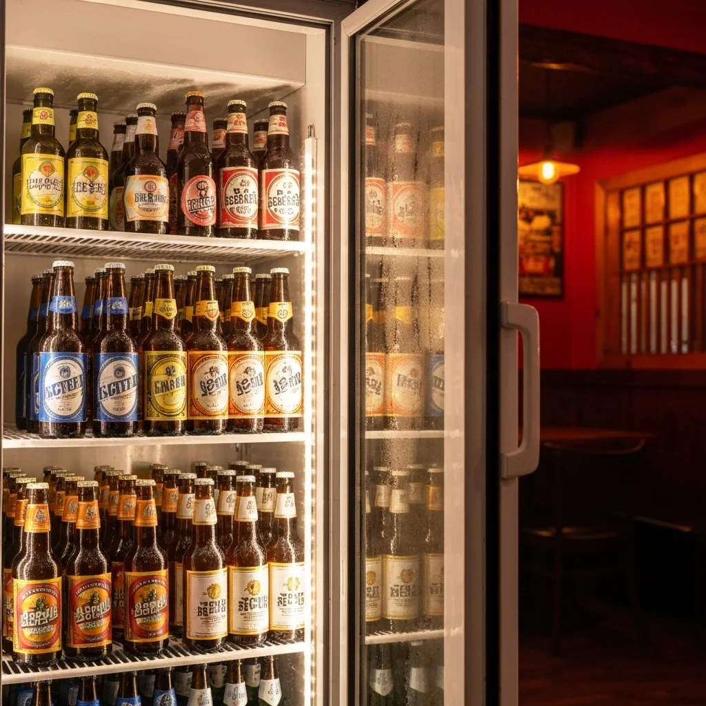 맥주보관용쇼케이스저렴한곳 - 시원한 맥주 보관 상태