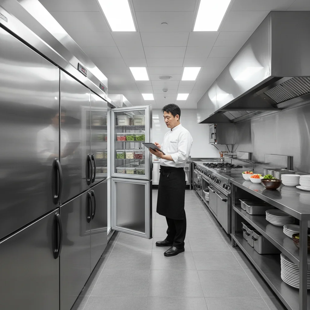 맥주보관용진열장제품추천 - 위생적인 스테인리스 내부 구조