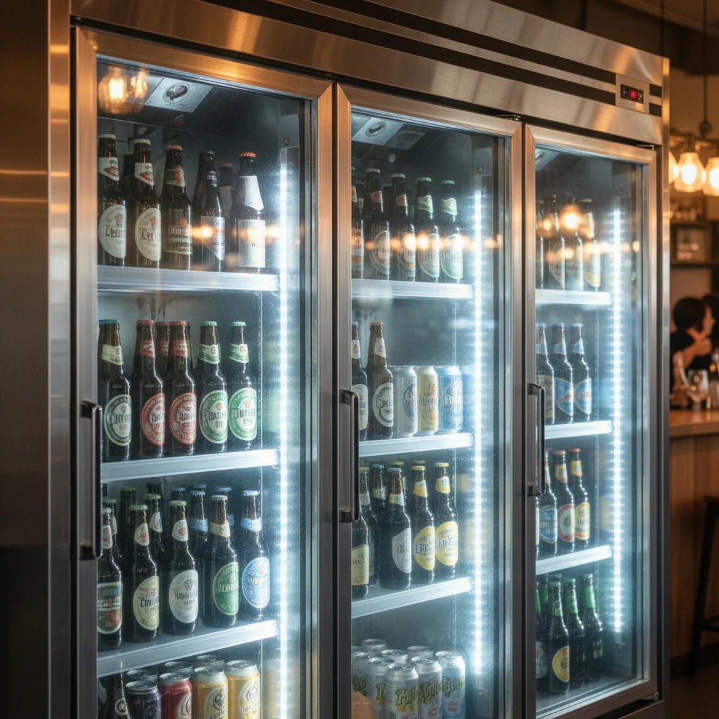맥주보관용뒷문쇼케이스추천 - 내구성이 뛰어난 스테인리스 소재 쇼케이스