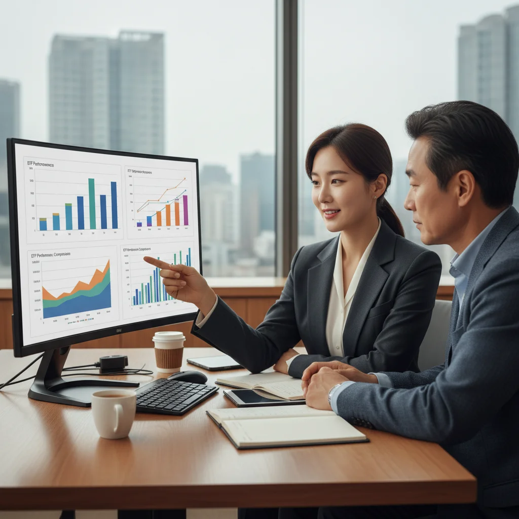 ETF가입 - ETF 보수와 거래량 비교