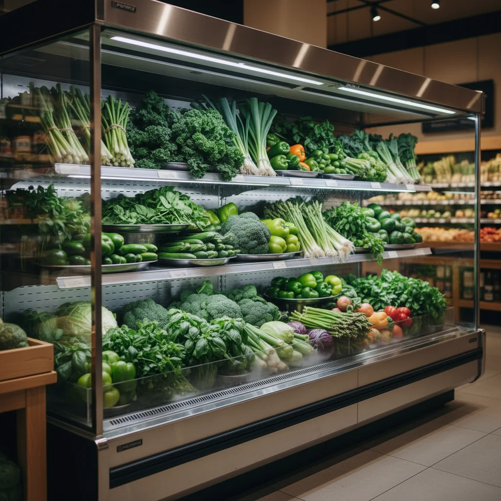 야채용쇼케이스맞춤제작 - SUS304 재질이 적용된 프리미엄 야채 쇼케이스