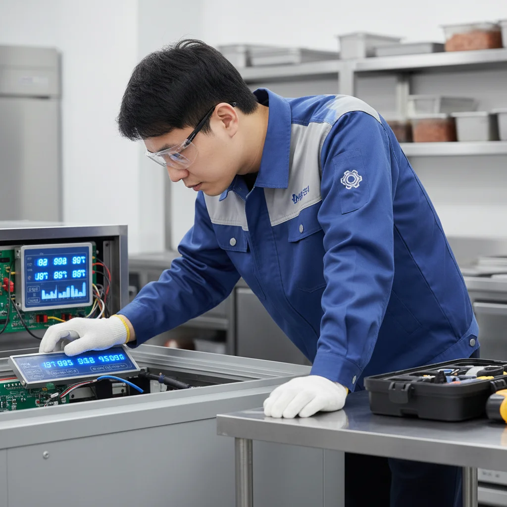 야채용쇼케이스저렴한곳 - 정밀 온도 제어 시스템 점검