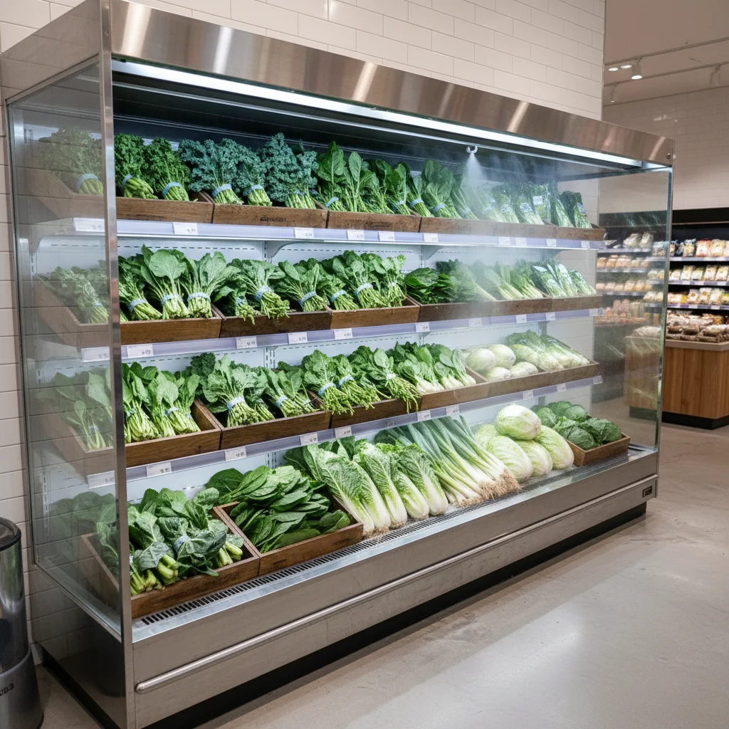 야채용냉장고견적 - 신선도_유지_쇼케이스_모델