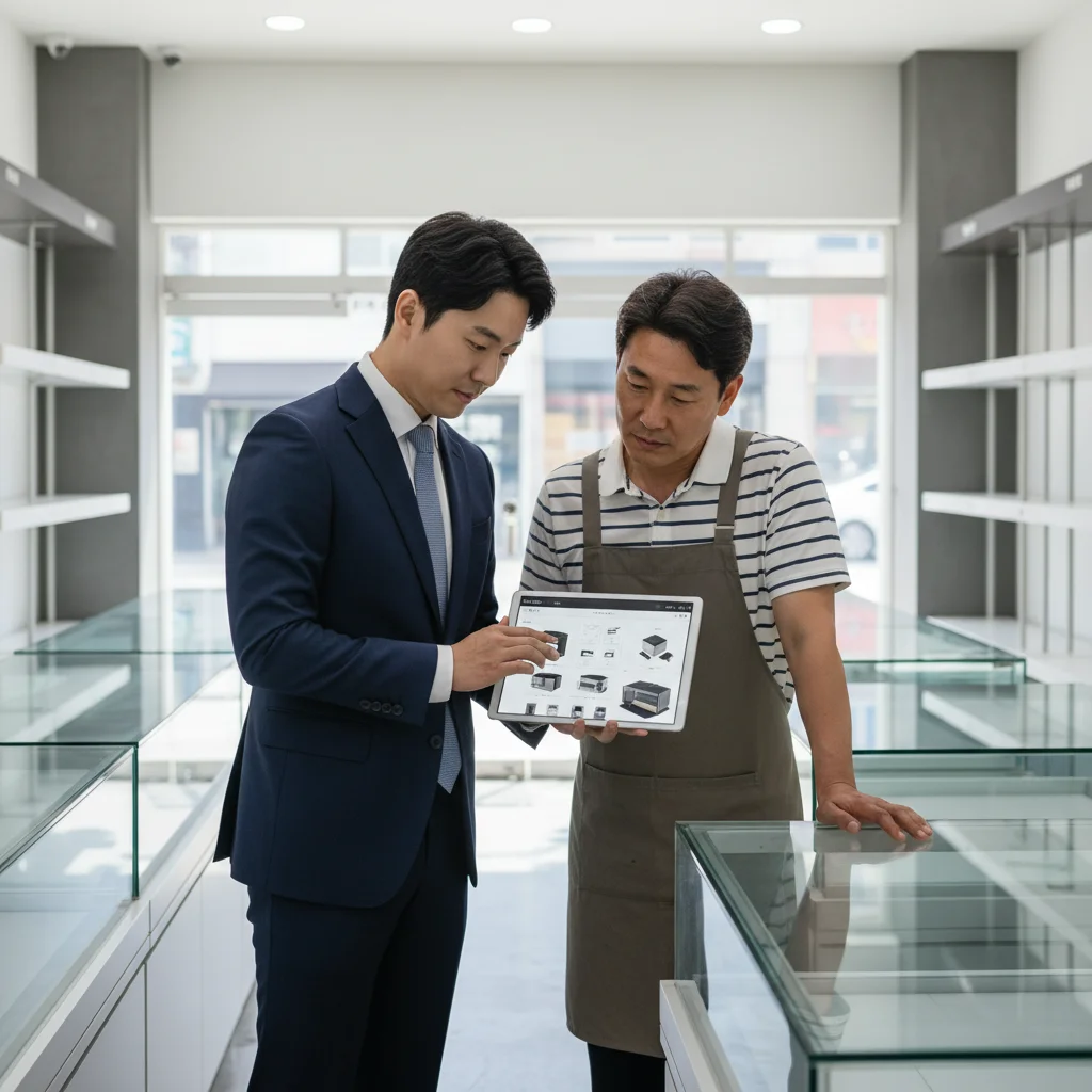 야채용LED쇼케이스견적 - 꼼꼼한 견적 상담 과정